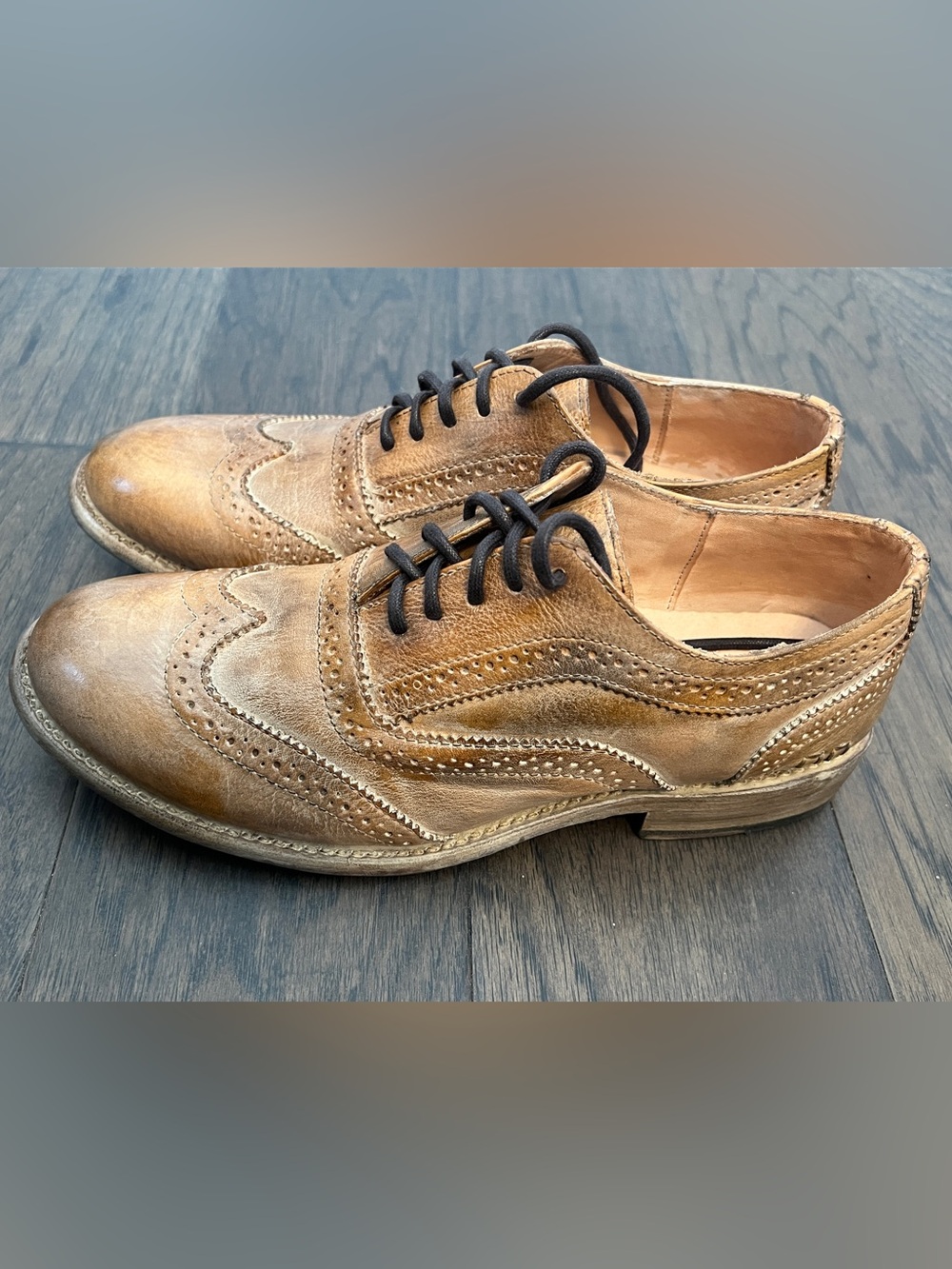 New - Bed Stu Women’s Tan Lita Channing Oxford Shoes - Cobbler Series - size 9 - Picture 4 of 9